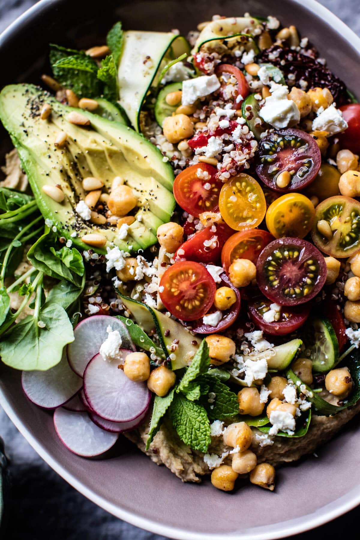 Loaded Greek Quinoa Salad | halfbakedharvest.com @hbharvest