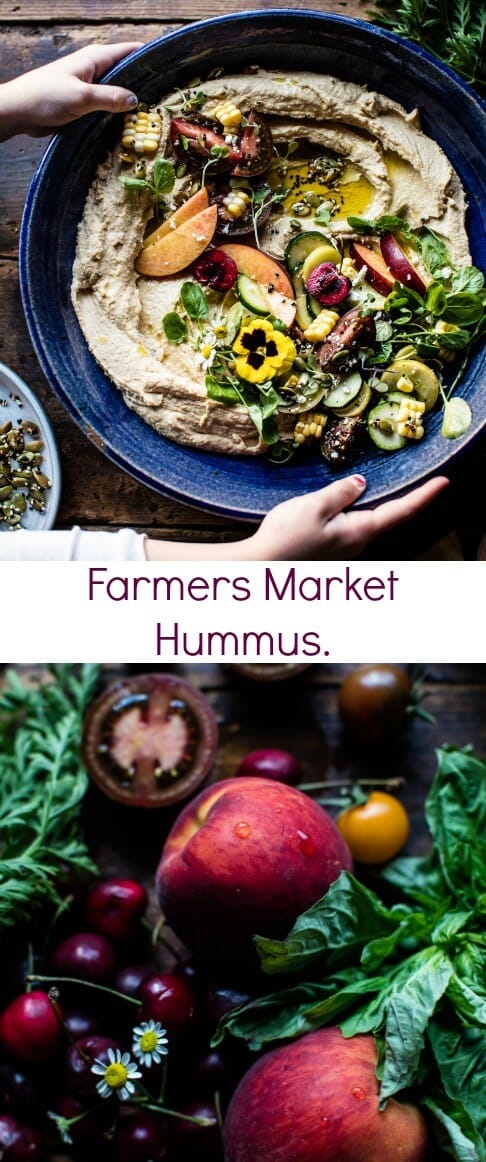Farmers Market Hummus | halfbakedharvest.com @hbharvest