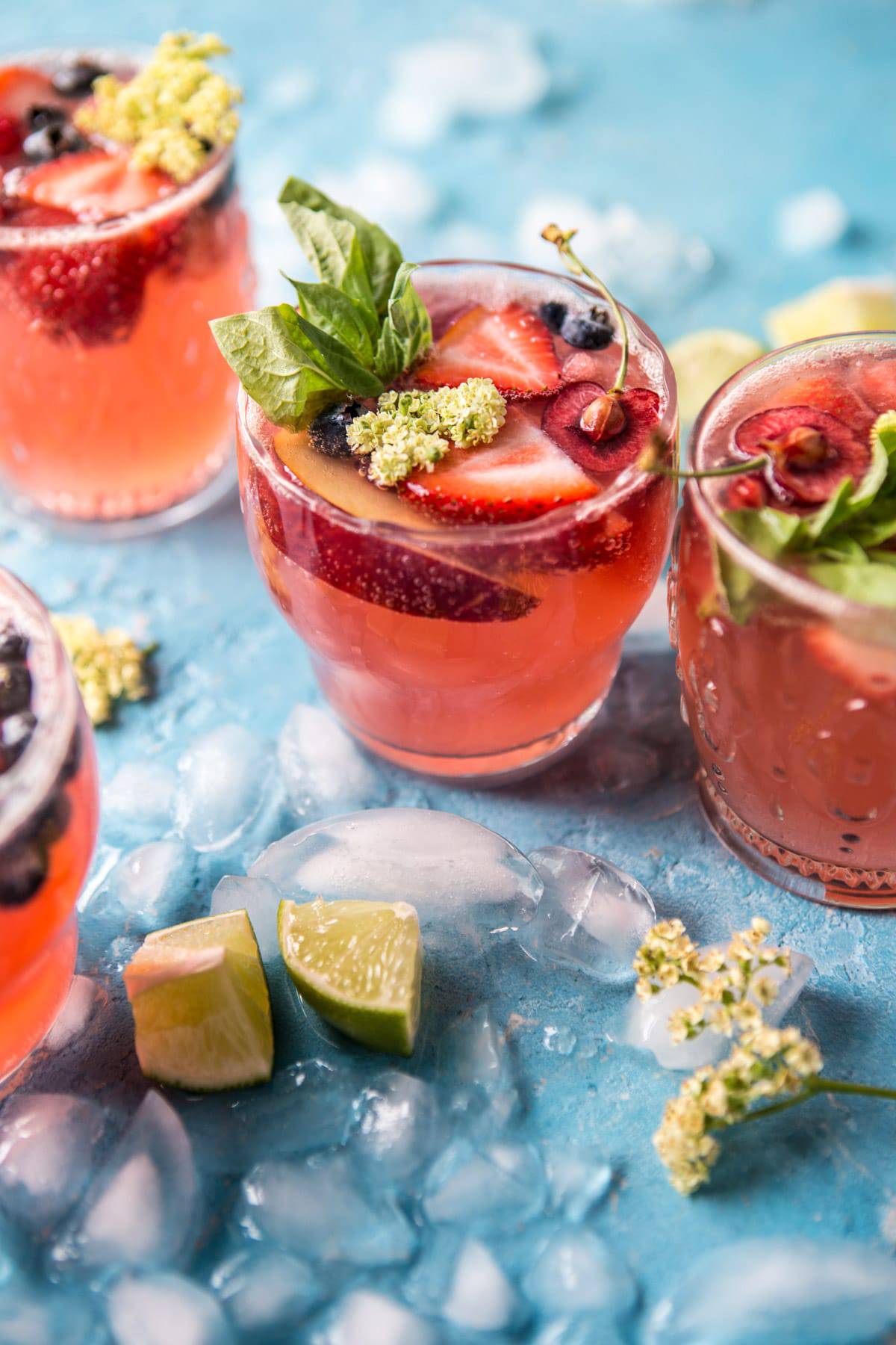 Summertime Rose Tequila Sangria | halfbakedharvest.com @hbharvest