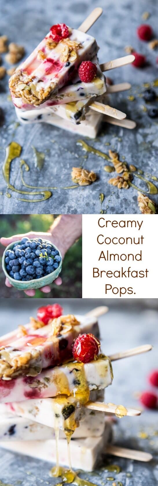 Creamy Coconut Almond Breakfast Pops | halfbakedharvest.com @hbharvest