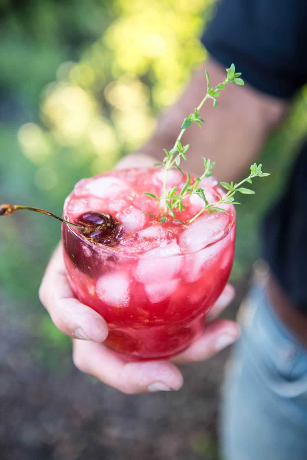 Ginger Beer Cherry Vodka Soda | halfbakedharvest.com @hbharvest