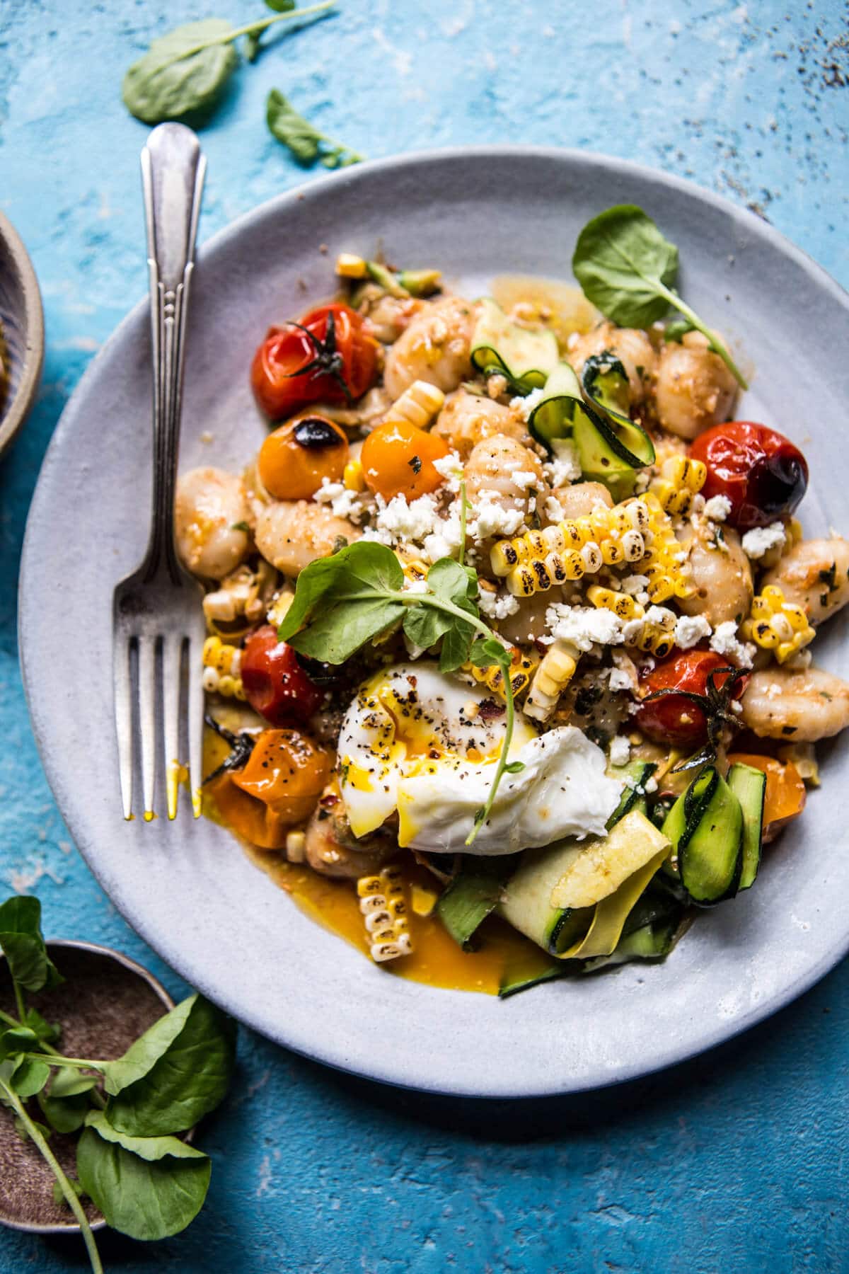 Simple Summer Tomato Pesto and Grilled Corn Gnocchi | halfbakedharvest.com @hbharvest