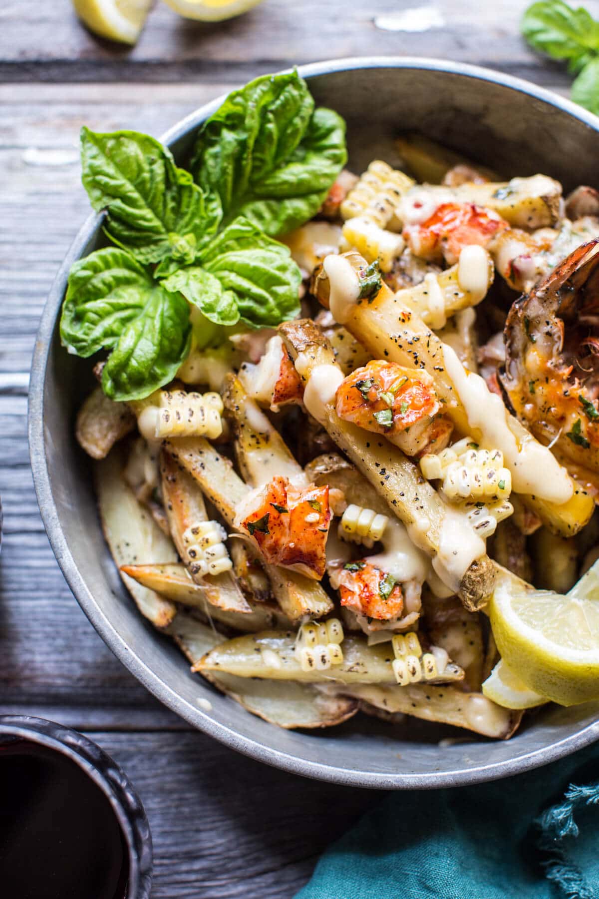 Sweet Chili Butter Grilled Lobster Fries with Havarti Cheese | halfbakedharvest.com @hbharvest