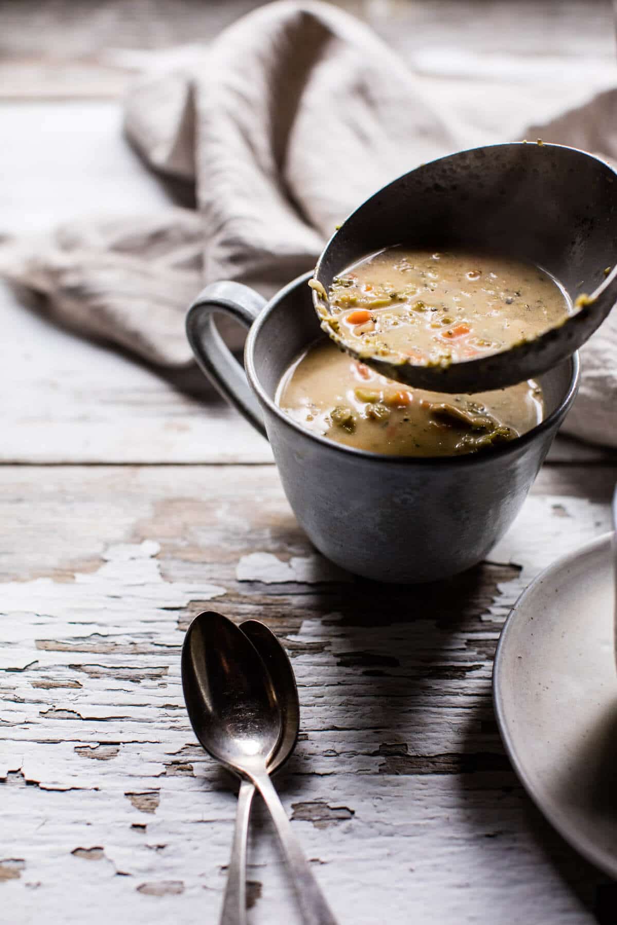 Broccoli Cheddar Chicken and Dumpling Soup | halfbakedharvest.com @hbharvest