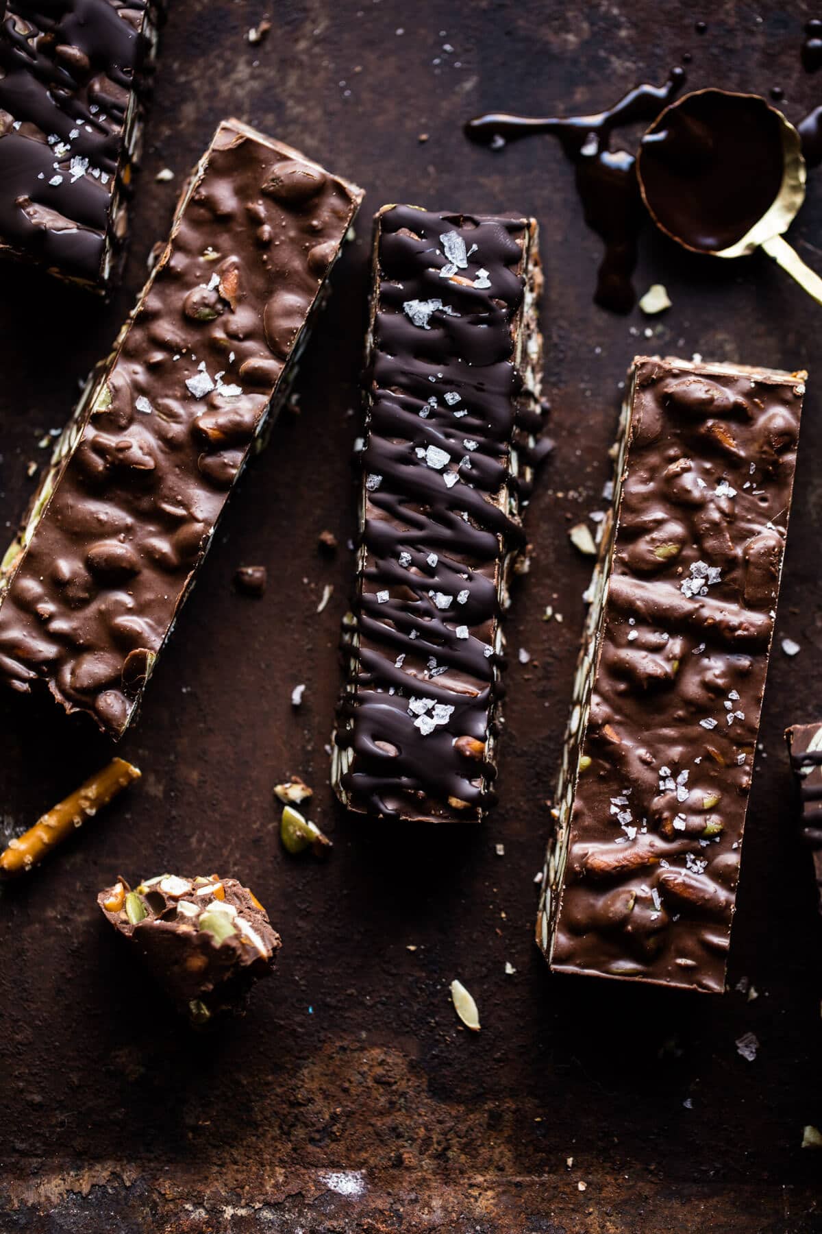 Addicting 5 Ingredient Crockpot Chocolate Bars | halfbakedharvest.com @hbharvest