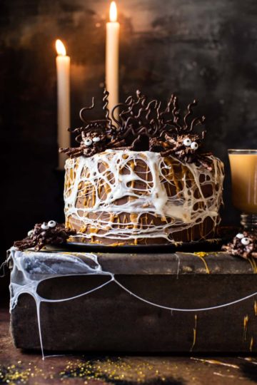 Forbidden Forest Chocolate Butterbeer Cake.
