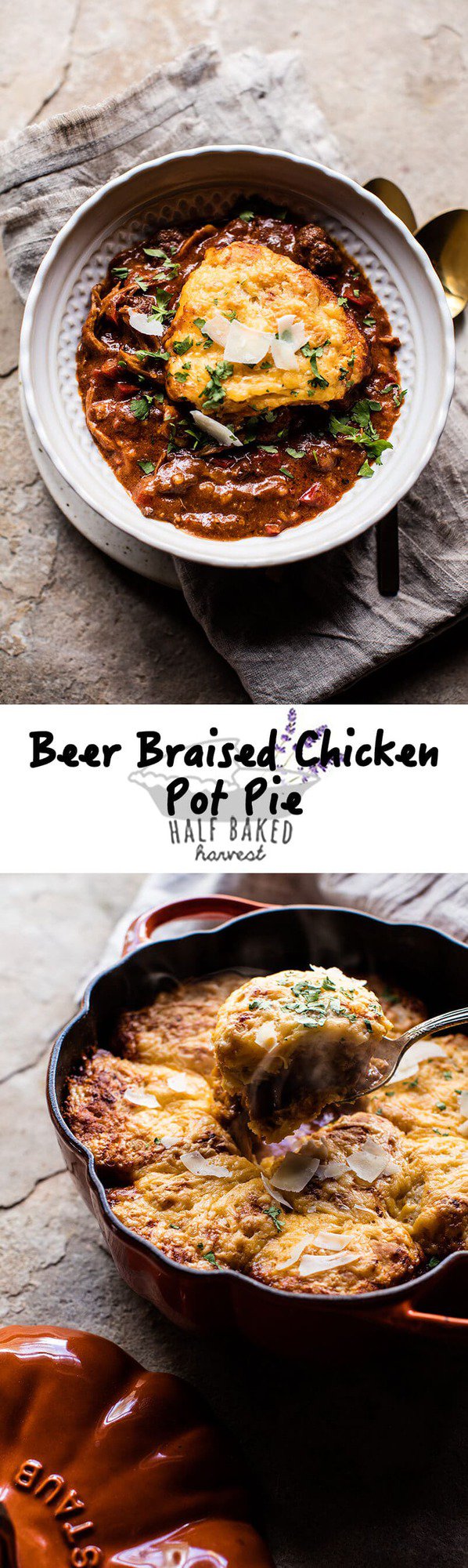 Beer Braised Chicken Pot Pie | halfbakedharvest.com @hbharvest