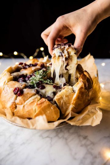 Cranberry Brie Pull Apart Bread.
