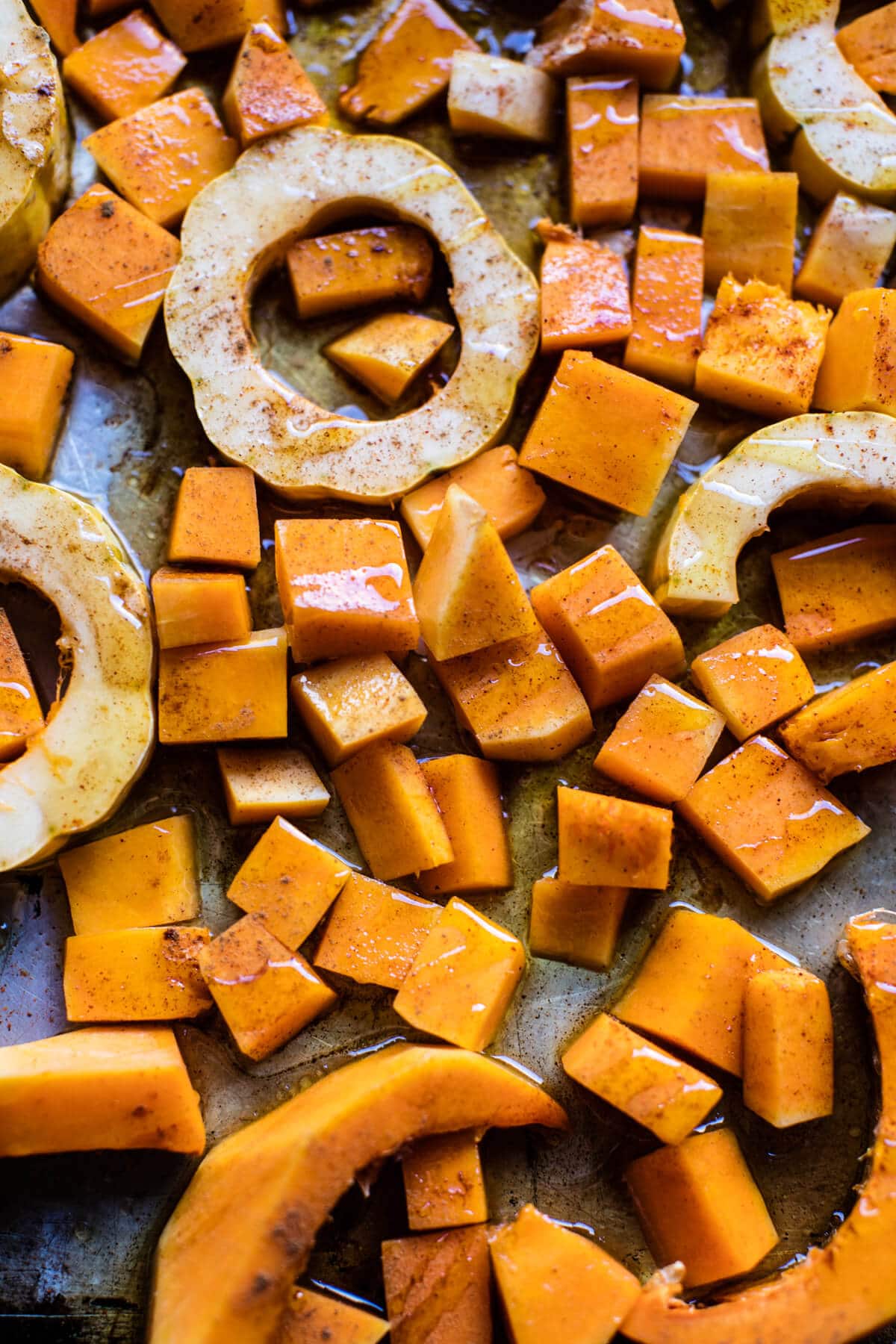 Cranberry Roasted Butternut Persimmon Salad | halfbakedharvest.com @hbharvest