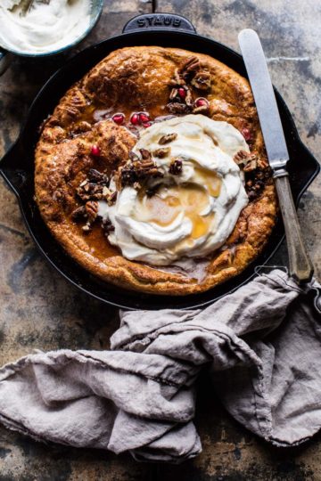 Sweet Potato Pie Dutch Baby.