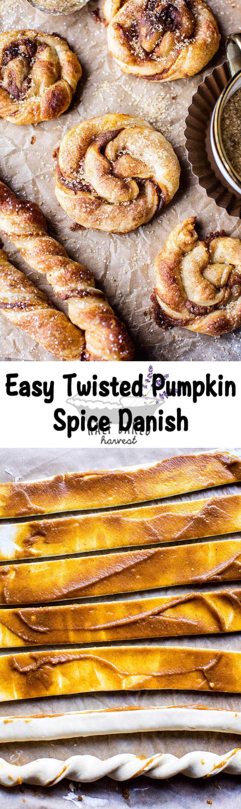 Easy Twisted Pumpkin Spice Danish | halfbakedharvest.com @hbharvest