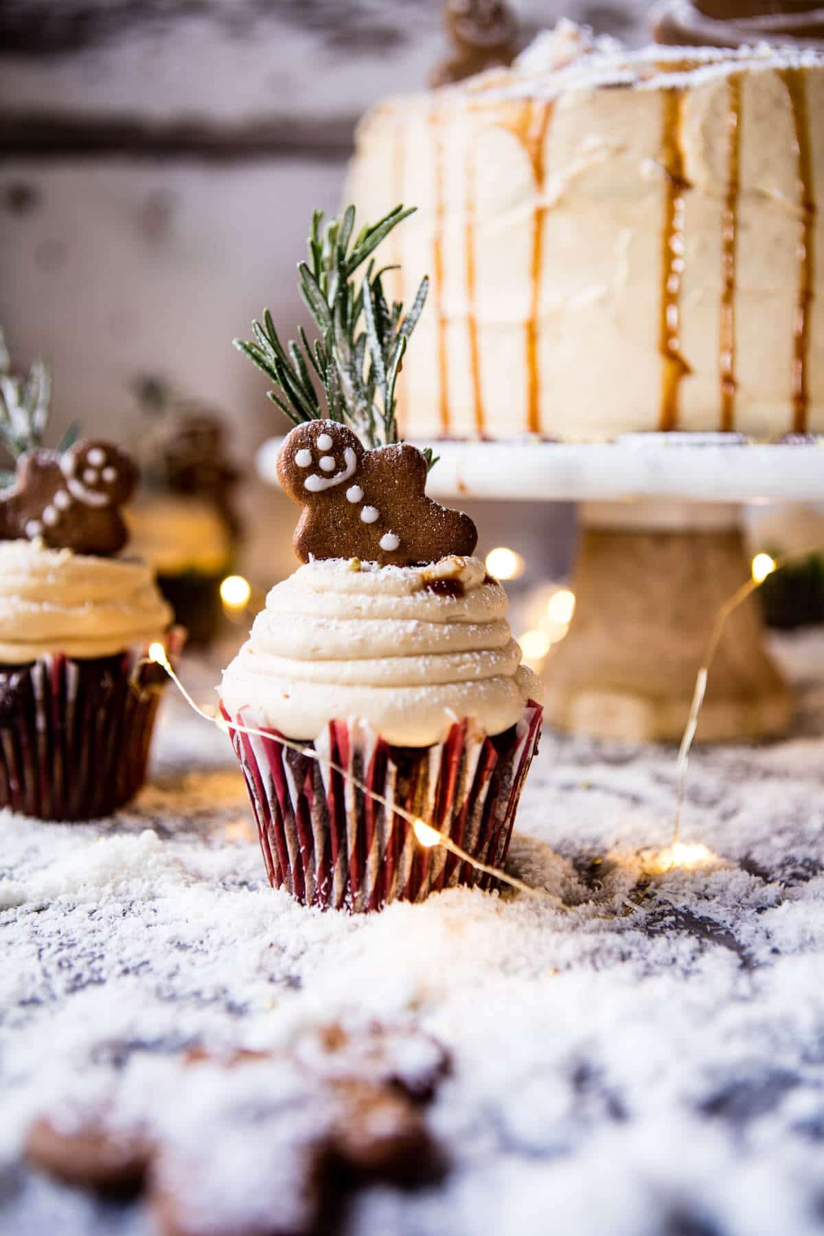 Gingerbread Cake with Caramel Cream Cheese Buttercream | halfbakedharvest.com @hbharvest