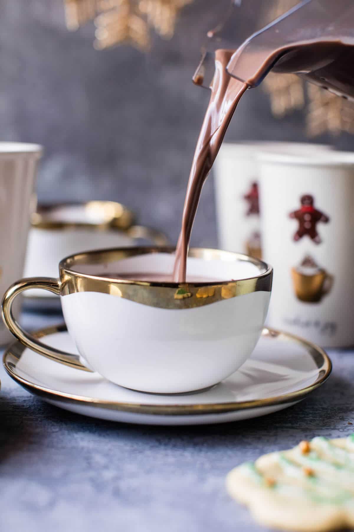 Sugar Cookie Hot Chocolate | halfbakedharvest.com @hbharvest