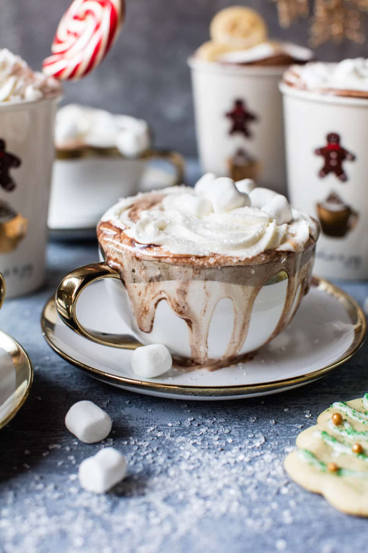 Sugar Cookie Hot Chocolate | halfbakedharvest.com @hbharvest