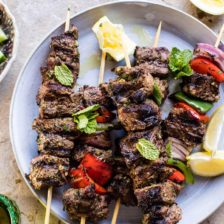Mediterranean Grilled Lamb Kebabs | halfbakedharvest.com @hbharvest