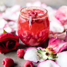Raspberry Rose Tequila Kombucha.