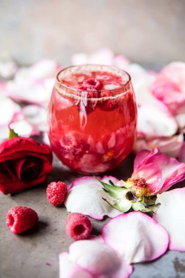 Raspberry Rose Tequila Kombucha.