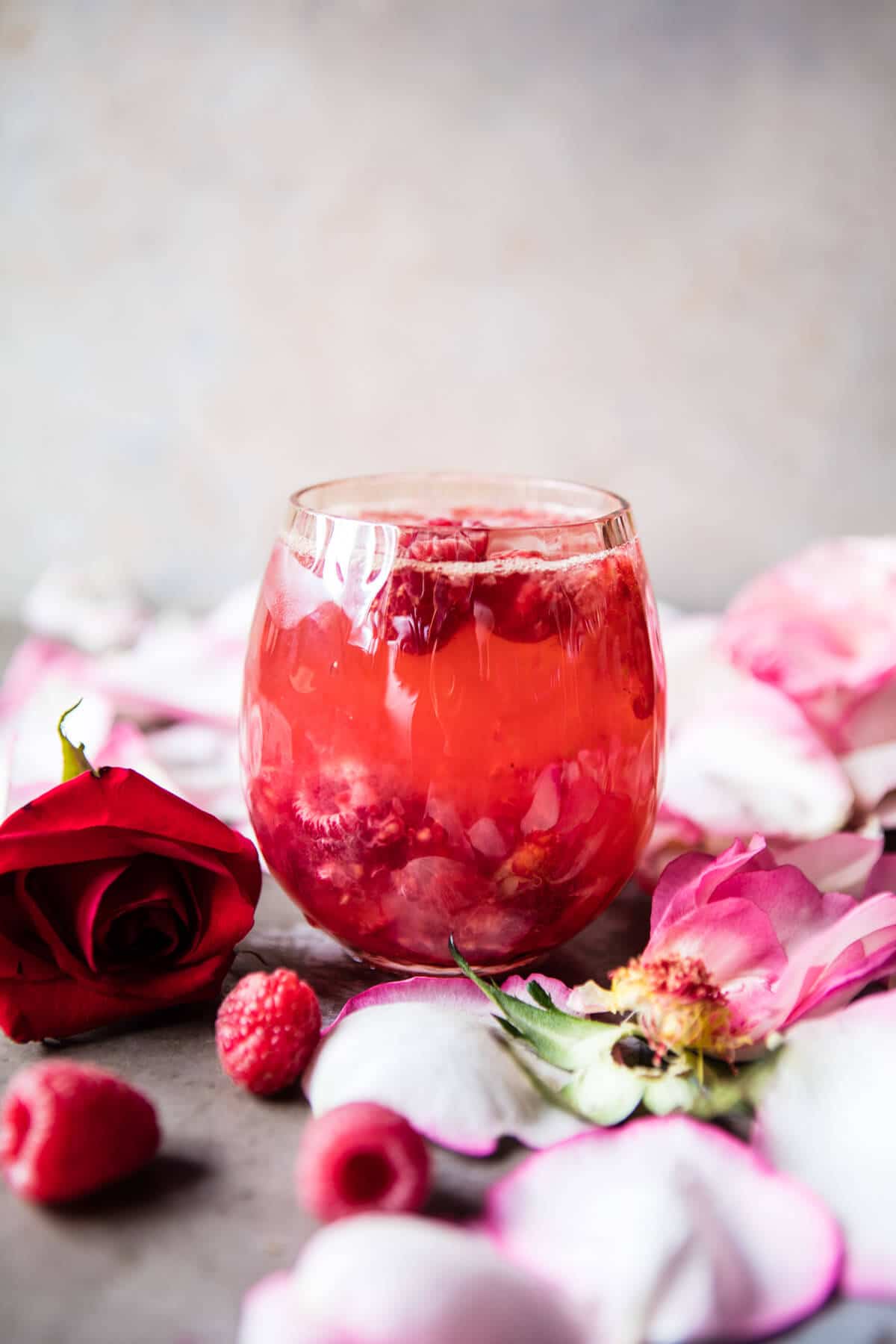 Raspberry Rose Tequila Kombucha | halfbakedharvest.com @hbharvest