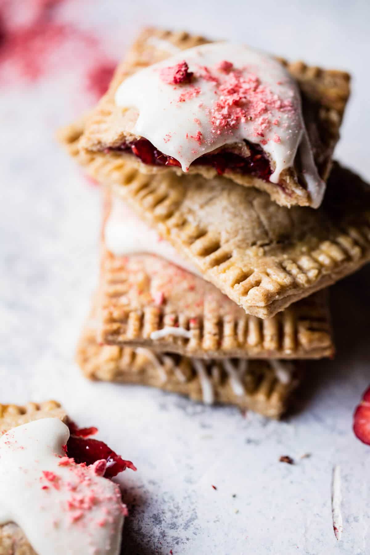 Homemade Strawberry White Chocolate Pop Tarts | halfbakedharvest.com @hbharvest