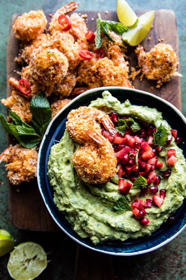 Baked Thai Coconut Shrimp with Lemongrass Guacamole | halfbakedharvest.com @hbharvest