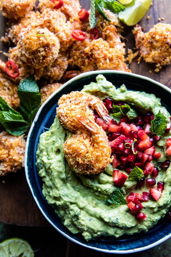 Baked Thai Coconut Shrimp with Lemongrass Guacamole | halfbakedharvest.com @hbharvest