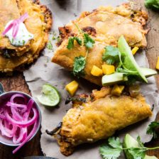 Cheesy Chipotle Adobo Chicken Quesadillas | halfbakedharvest.com @hbharvest