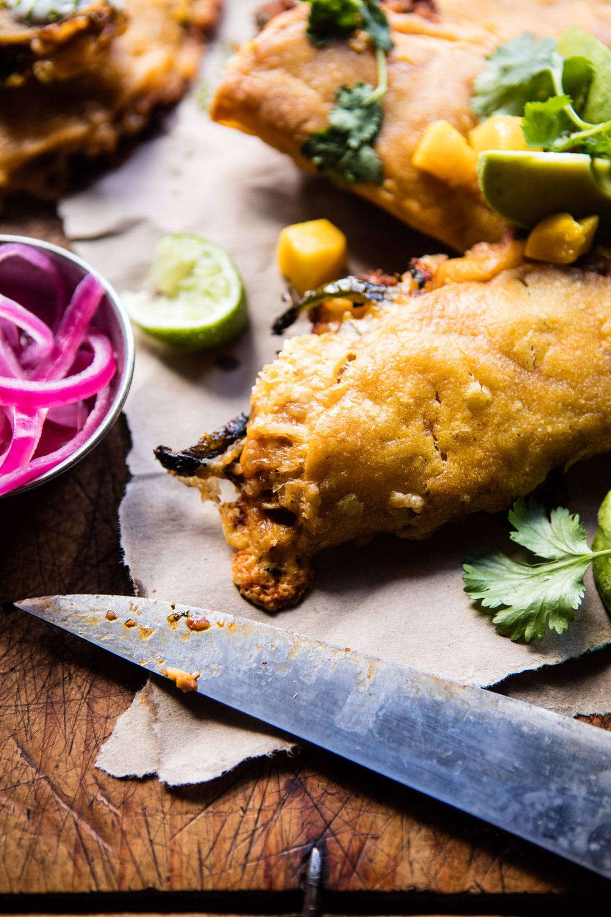 Cheesy Chipotle Adobo Chicken Quesadillas | halfbakedharvest.com @hbharvest