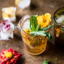 Iced Moroccan Mint Tea.