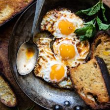 Spicy Moroccan Fried Eggs.