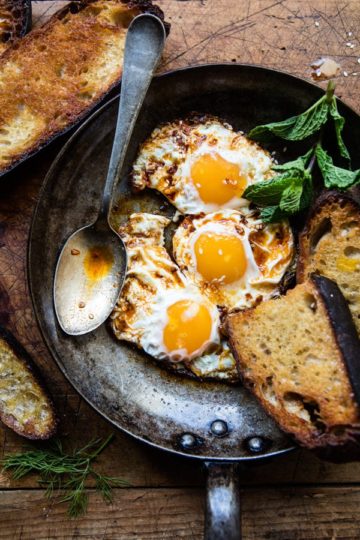 Spicy Moroccan Fried Eggs.