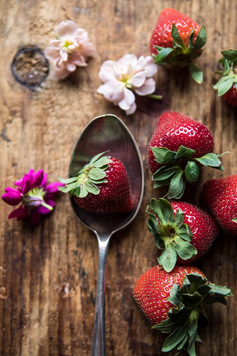 Strawberry Avocado Pesto Pasta Salad | halfbakedharvest.com @hbharvest