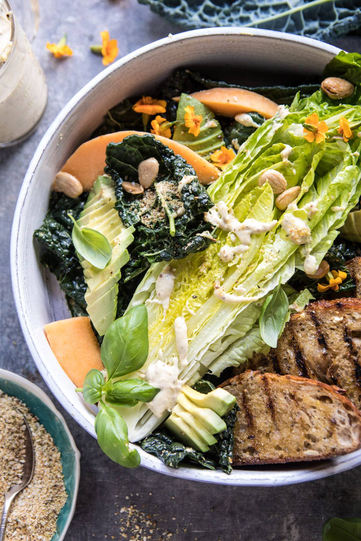 The New Vegan Caesar Salad | halfbakedharvest.com @hbharvest