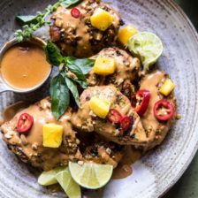 Grilled Thai Satay Chicken | halfbakedharvest.com @hbharvest