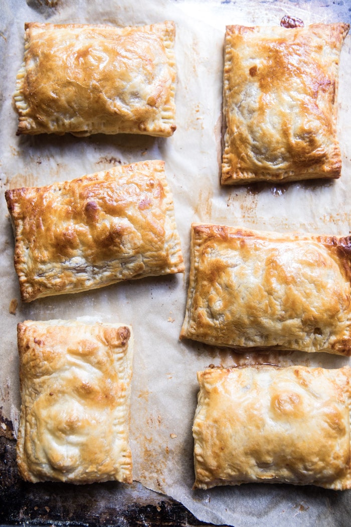 Brown Sugar Peach Puff Pastry Pop Tarts | halfbakedharvest.com @hbharvest