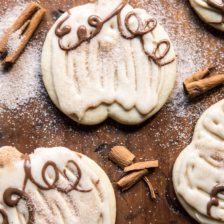 Cinnamon Spiced Sugar Cookies with Browned Butter Frosting + Video.