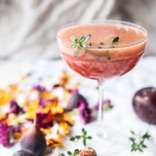 Fig Honey Thyme Prosecco Smash | halfbakedharvest.com @hbharvest