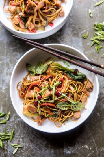 Sweet and Sticky Vegetable Stir Fry.