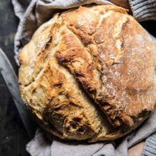 Cheaters No Knead Dutch Oven Sourdough Bread | halfbakedharvest.com @hbharvest