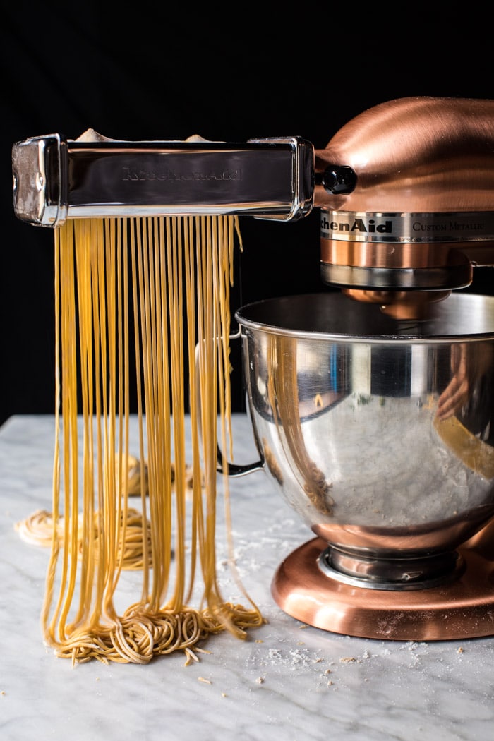 2 Ingredient Pumpkin Pasta with Balsamic Sage Brown Butter Sauce | halfbakedharvest.com @hbharvest