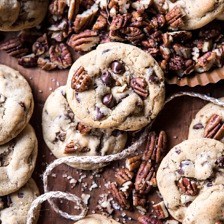 Browned Butter Pecan Chocolate Chip Cookies.