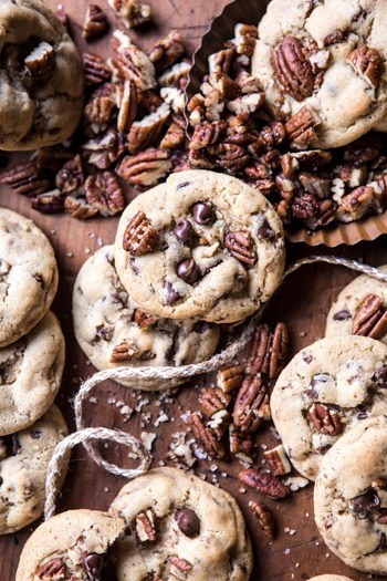Browned Butter Pecan Chocolate Chip Cookies.