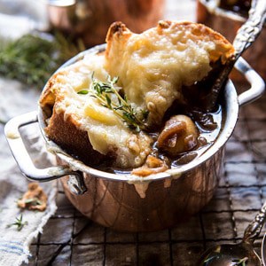 French Onion Potato Soup.