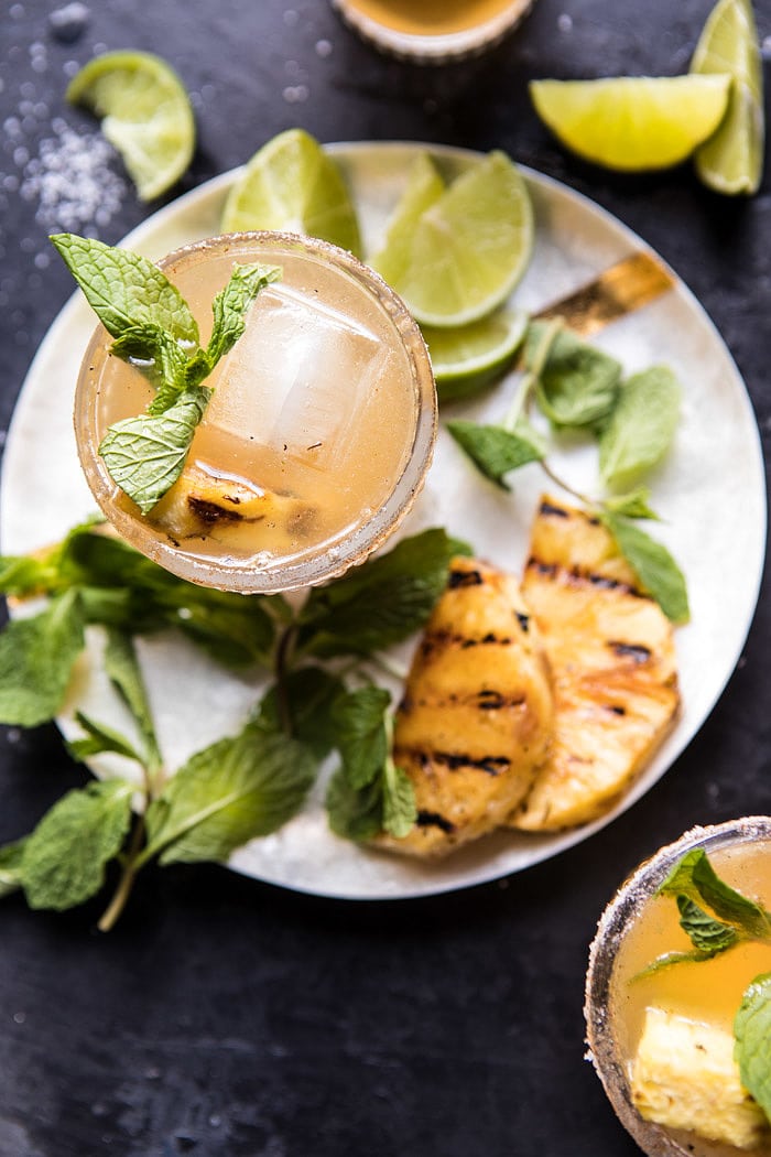 Pineapple Margarita Sparklers | halfbakedharvest.com @hbharvest #newyear #tequila #champagne #drink