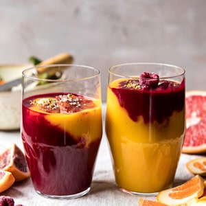 Immune Boosting Winter Citrus Smoothie.