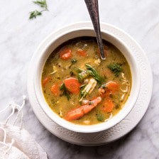 Slow Cooker Hearty Chicken Soup.