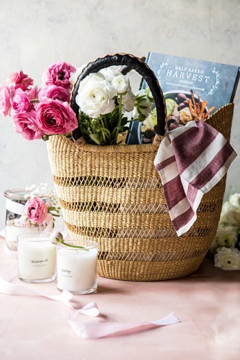 Mother’s Day Oatmeal Chocolate Chip Cookie Cookbook Gift Basket.