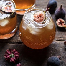 Fig Bourbon Cider Smash.
