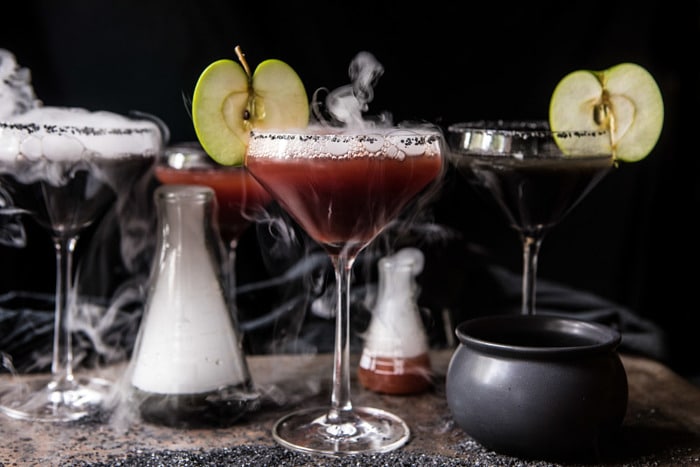 horizontal photo of Poison Apple Martini