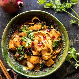 Slow Cooker Saucy Thai Butternut Squash Curry | halfbakedharvest.com #slowcooker #easy #healthy #vegan #fallrecipes