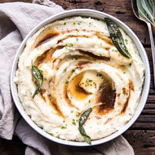 Buttery Herbed Mashed Potatoes.